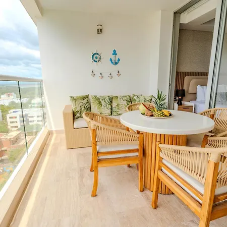 Hermoso De Lujo Con Piscinas Jacuzzi Y Baño Turco 10 24 Apartamento Cartagena