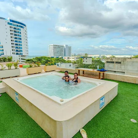 Apartamento Hermoso De Lujo Con Piscinas Jacuzzi Y Baño Turco 10 24 Cartagena